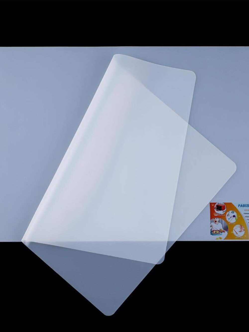 Clear Silicone Mats for Crafts: Non-Slip Heat Resistant 2/Pack